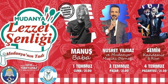 Mudanya Lezzet Şenliği Başlıyor