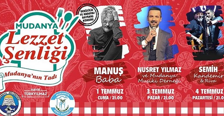 Mudanya Lezzet Şenliği Başlıyor