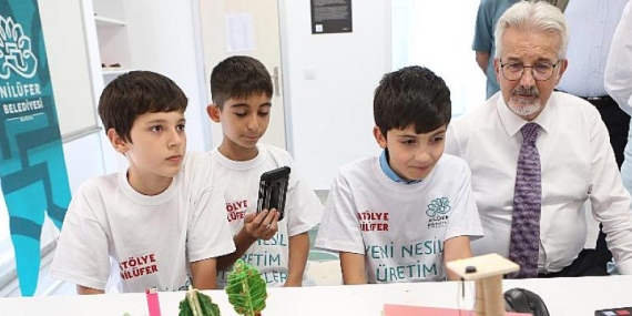 Nilüferli çocuklar iklim dostu projelerini sergiledi