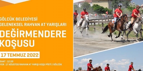 Geleneksel Rahvan At Yarışları Heyecanı Gölcük’te Başlıyor