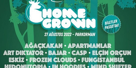 Homegrown” 27 Ağustos’ta Parkorman’da!