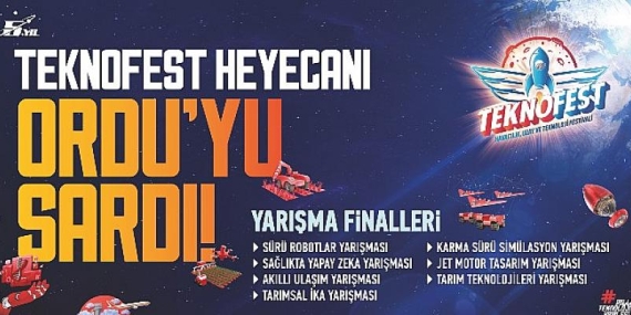 TEKNOFEST Rüzgârı Ordu’dan Devam Ediyor