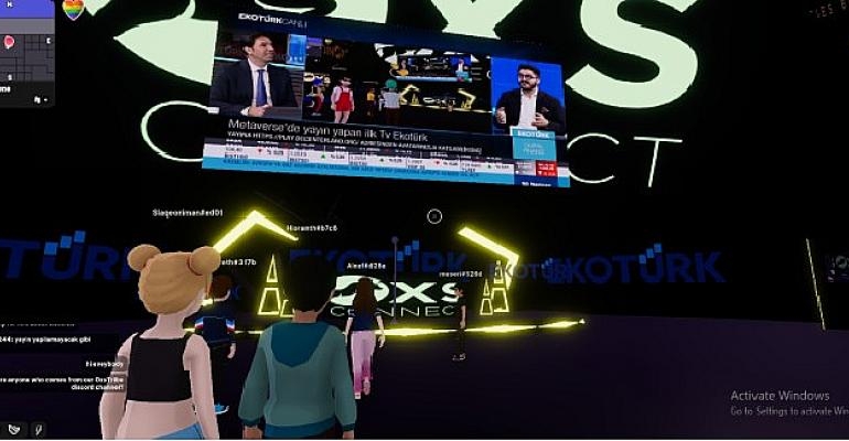 Türk televizyonlarında bir ilk: Metaverse’ten canlı yayın yapıldı!