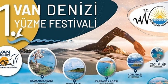 Van Büyükşehir Belediyesi 16 Temmuz 23 Temmuz 2022 tarihleri arasında 1. Van Denizi Yüzme Festivali’ni düzenleyecek.