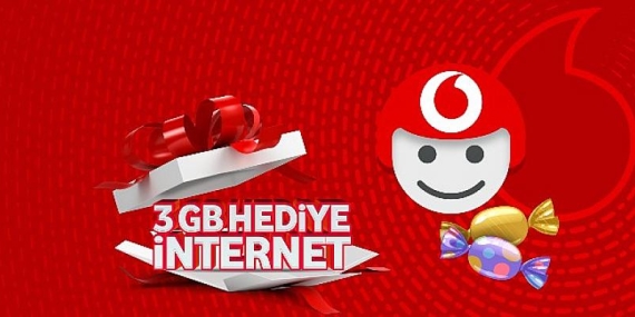 Vodafone’dan Bayramda 3 Gb İnternet Hediyesi