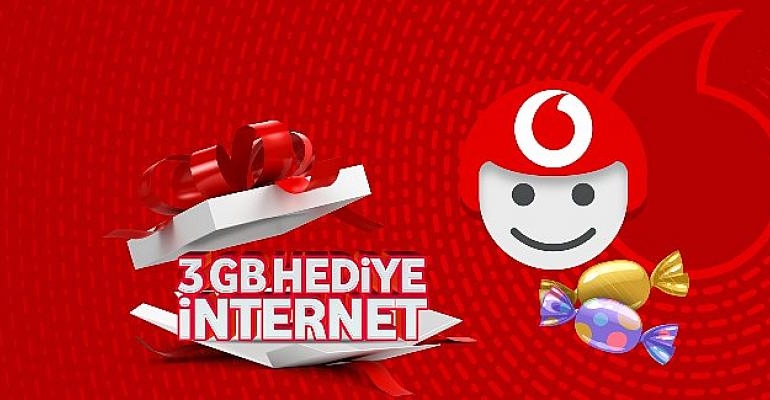 Vodafone’dan Bayramda 3 Gb İnternet Hediyesi