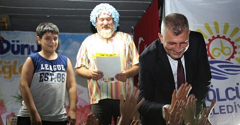 Yüzbaşılar’da Çocuklar Doyasıya Eğlendi
