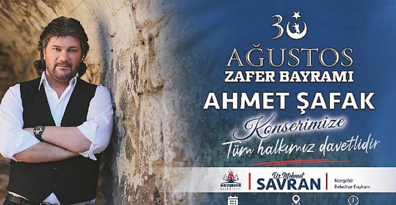 Ahmet Şafak Konseri Bu Akşam Saat 20.30’da