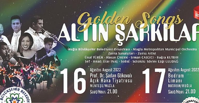 Altın Şarkılar Konseri 16 Ağustos’ta başlıyor