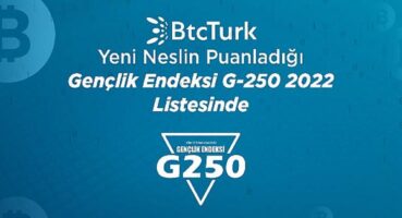 BtcTurk, Gençlik Endeksi G-250’de 52’inci, kriptopara sektöründe 2’inci sırada yer aldı