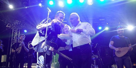 Haluk Levent’ten şenlikte Şevketiye’ye özel beste