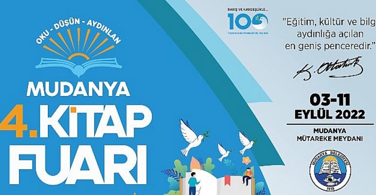 Mudanya 4. Kitap Fuarı 3 Eylül’de Başlıyor