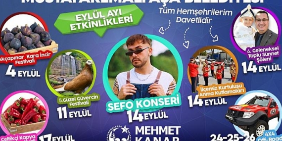 Mustafakemalpaşa Eylül’de Dolu Dolu Geçecek