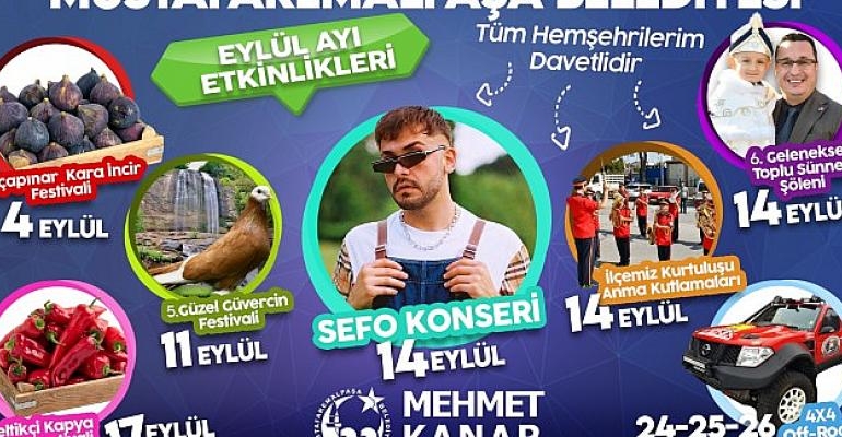 Mustafakemalpaşa Eylül’de Dolu Dolu Geçecek