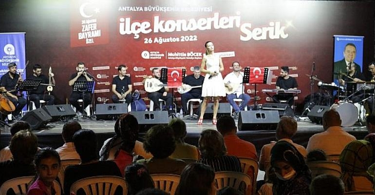 Serik’te Zafer Bayramı konseri