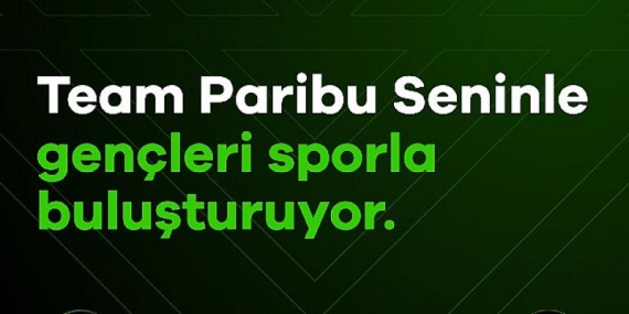Team Paribu Seninle projesi gençlerin spor malzemesi ihtiyaçlarını karşılıyor