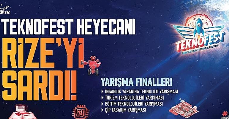 TEKNOFEST Şimdi Nerededir? TEKNOFEST Rüzgârı Rize’dedir