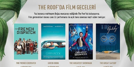The Roof At The Ritz- CarLton, İstanbul’da Açık Hava Sineması