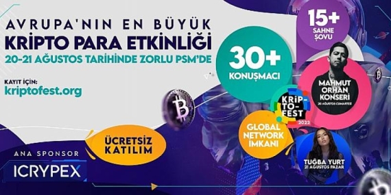 Tuğba Yurt ve Mahmut Orhan Kripto Fest’te Sevenleriyle Buluşacak!