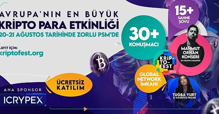 Tuğba Yurt ve Mahmut Orhan Kripto Fest’te Sevenleriyle Buluşacak!