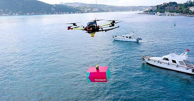 Yemeksepeti, Drone’la İlk Yemek Teslimatını Başarıyla Gerçekleştirdi