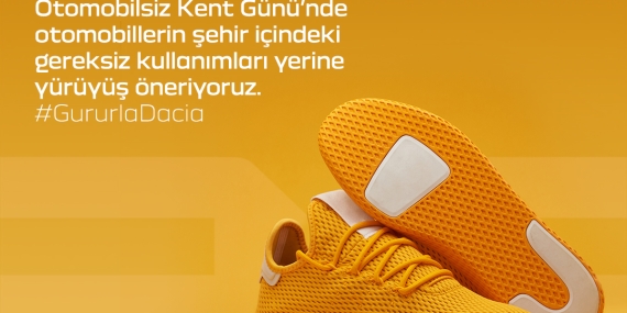 DACIA TÜRKİYE, OTOMOBİLSİZ KENT GÜNÜ’NDE DE EZBER BOZUYOR