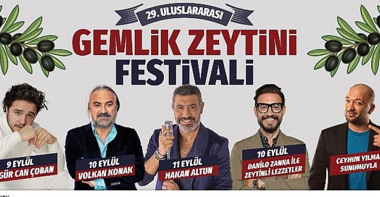 29. Uluslararası Gemlik Zeytini Festivali başlıyor