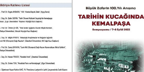 Kemalpaşa’da Tarih Sempozyumu