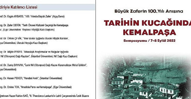 Kemalpaşa’da Tarih Sempozyumu