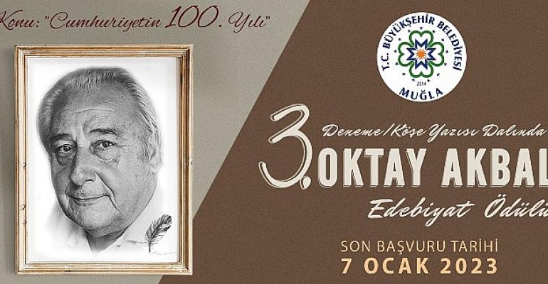 Oktay Akbal Edebiyat Ödülü başvuruları başladı