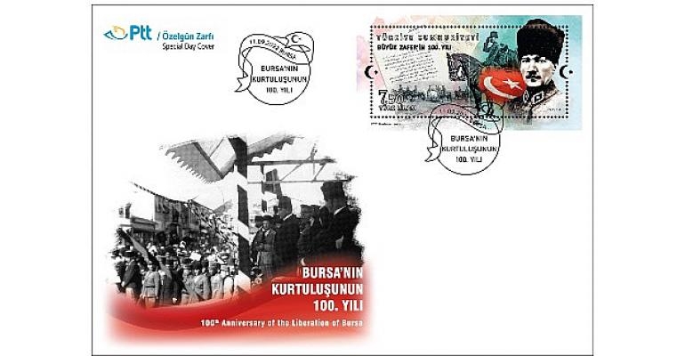 PTT’den Bursa’nın Kurtuluşunun 100. Yılı Konulu Pul Sergisi