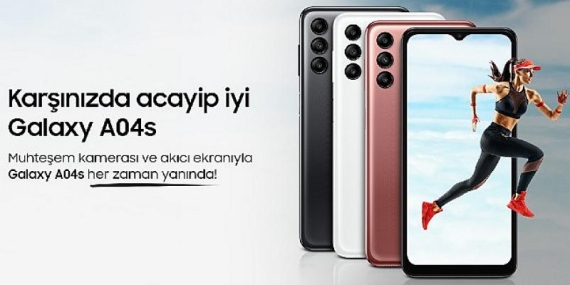 Samsung, ileri Galaxy inovasyonlarını bir arada sunduğu yeni Galaxy A04S’i tanıttı!