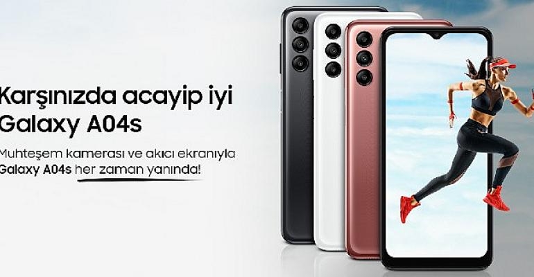 Samsung, ileri Galaxy inovasyonlarını bir arada sunduğu yeni Galaxy A04S’i tanıttı!