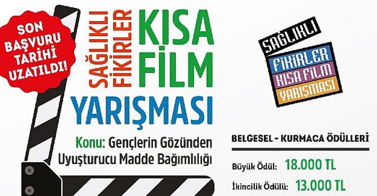 Yeşilay’ın Sağlıklı Fikirler Kısa Film Yarışması’nın son   başvuru tarihi 18 Kasım’ a uzatıldı