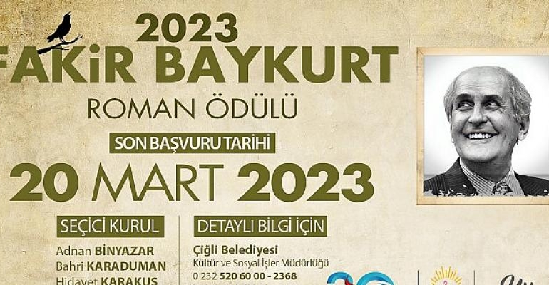 2023 Fakir Baykurt Roman Ödülü için geri sayım başladı
