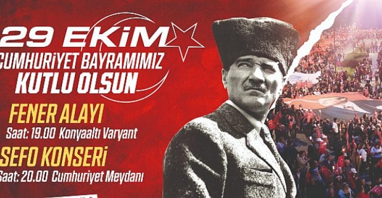 Antalya Büyükşehir Cumhuriyet’in 99. yılını coşkuyla kutlayacak