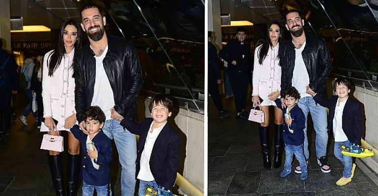 Arda Turan, büyük oğlu Hamza Arda’nın doğum gününü Kanyon USLA’da kutladı.