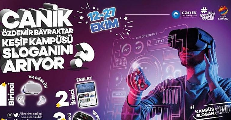 Canik Belediyesi’nden Ödüllü Slogan Yarışması