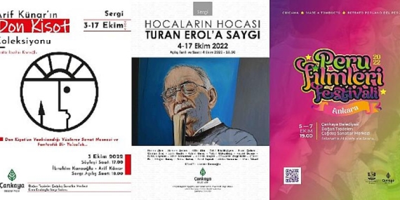 Çankaya’da sanat ‘Ekim’i