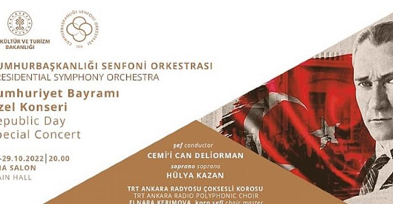 Cumhurbaşkanlığı Senfoni Orkestrası’ndan Cumhuriyet Bayramı İçin Görkemli Konser