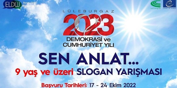 Demokrasi ve Cumhuriyet’in 100. yıl sloganını belirle:  Demokrasi ve Cumhuriyet Yılı Slogan Yarışması başlıyor