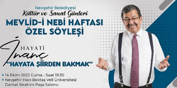 Hayati İnanç Nevşehir’de Gönüllere Dokunacak