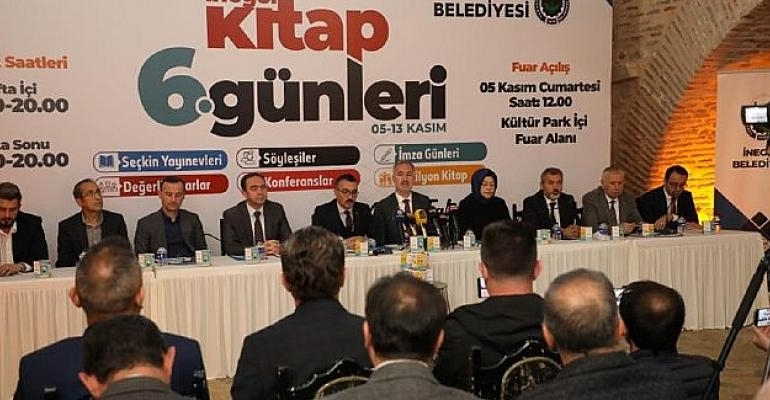 İnegöl Belediyesi 6. Kitap Günleri İçin Geri Sayım Başladı