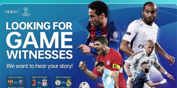 OPPO, UEFA Şampiyonlar Ligi’nin En İlham Veren Üç Maçını Seçti