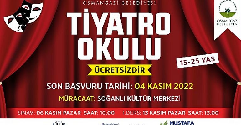Osmangazi Belediyesi Tiyatro Okulu Başlıyor