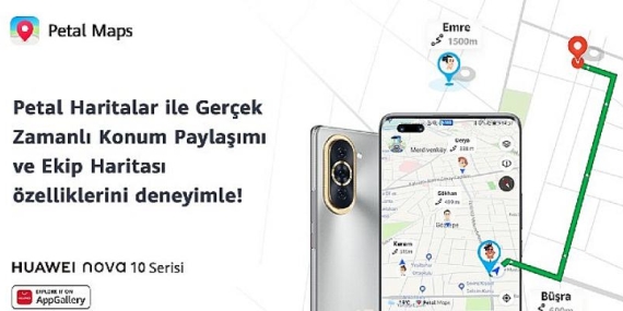Petal Haritalar’da Ekip Haritası ve Gerçek Zamanlı Konum Paylaşımını Deneyimleyin