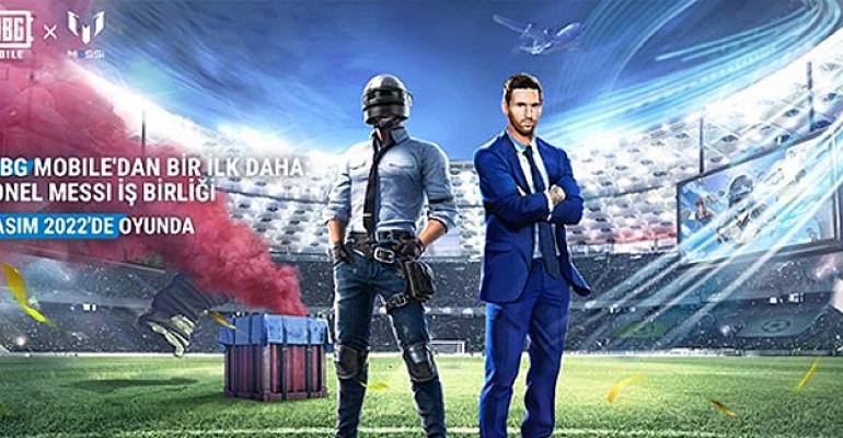 PUBG MOBILE efsanevi futbol ikonu Lionel Messi ile iş birliğine gidiyor
