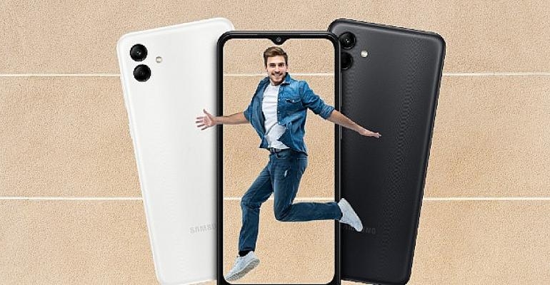 Samsung’dan 50 MP kamerası ve 5000 mAh bataryasıyla yeni Galaxy A04