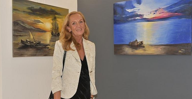Slovak Ressam Elena Kurucova İzmir’de