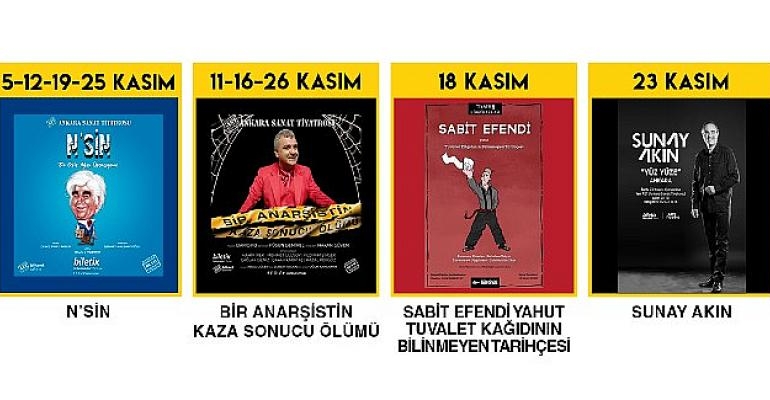 Bilkent Sahne Ast, Kasım Ayında da Tiyatro Severleri Ağırlamaya Devam Ediyor